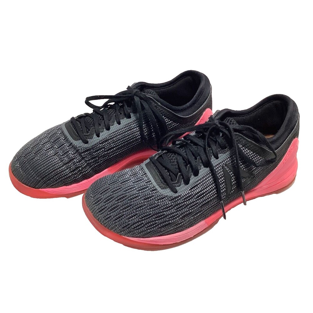 Reebok Size 8.5 Women’s CrossFit Nano Black/Pink Sneakers Shoes CN1045